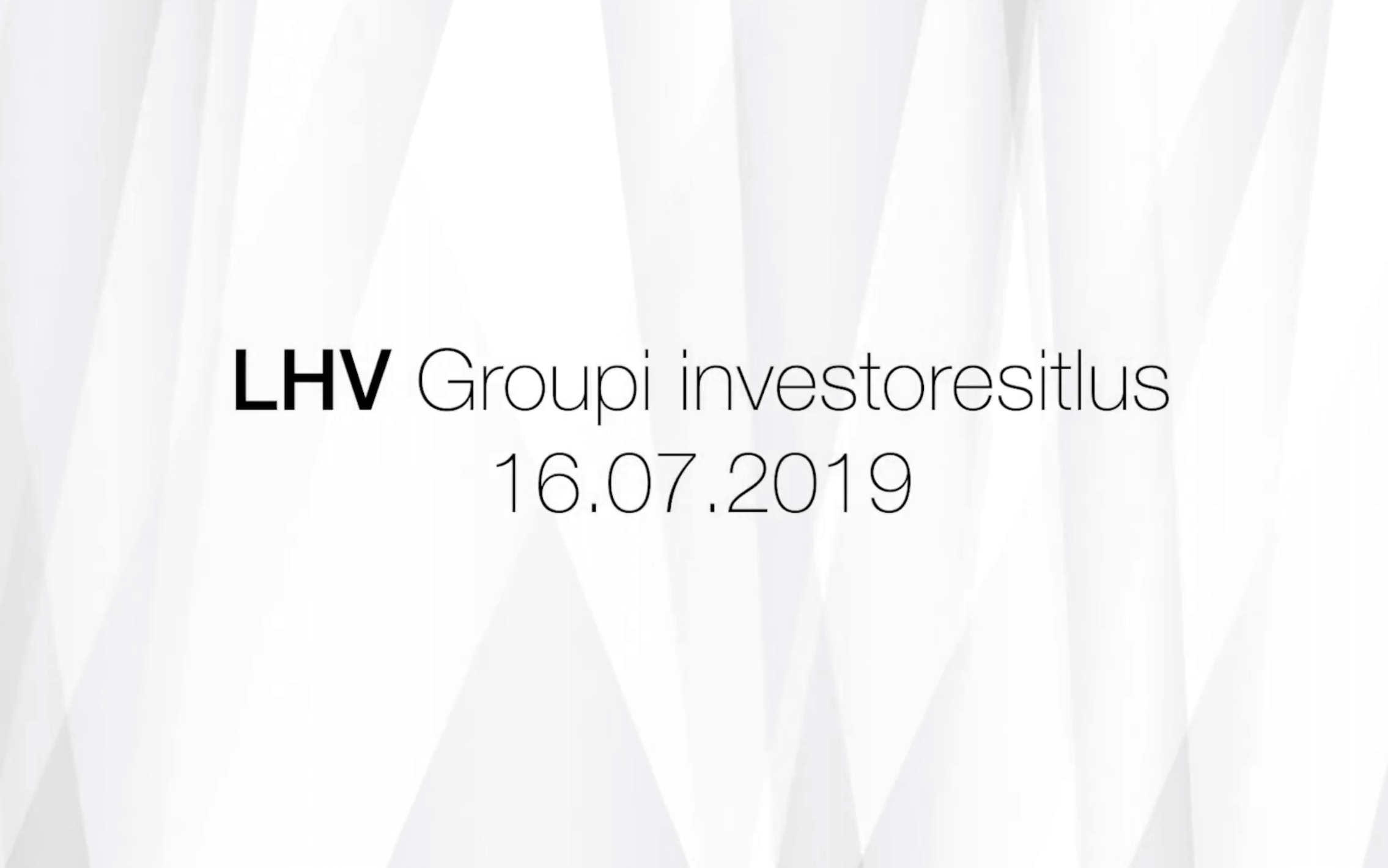 Investoresitlus 16.07.2019