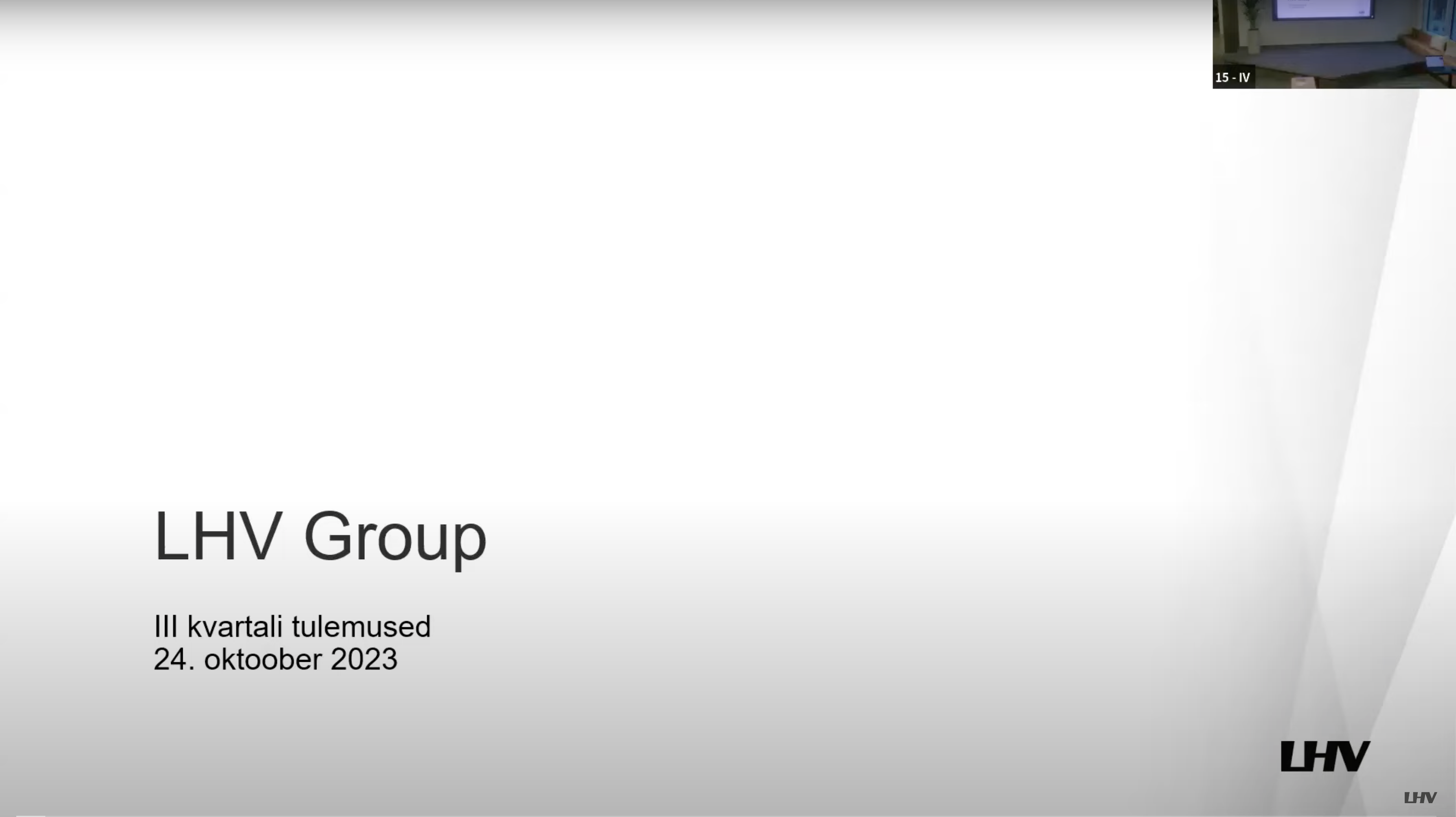 Investoresitlus 24.10.2023
